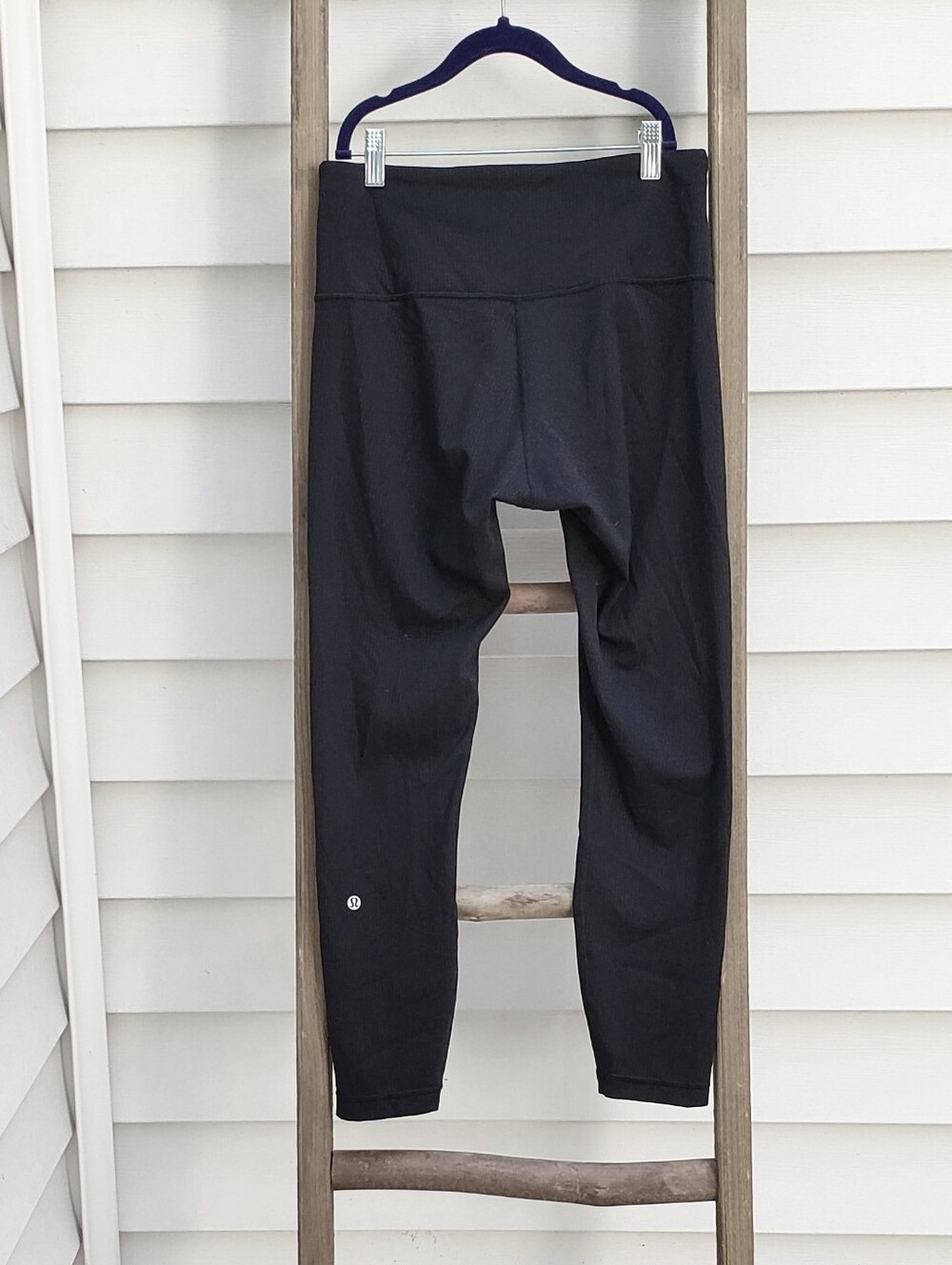 Lululemon Wunder Train Ribbed High-Rise Black 25" Leggings Size 8 - Picture 5 of 6